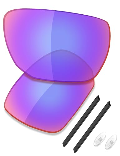 Image of SAUCER Premium Replacement Lenses & Rubber Kits for Oakley Ejector OO4142 | UV400 Protection, Anti-Scratch, Precise Fit