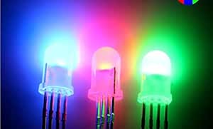 Jammas 5mm 7 Colour Full Color RGB 4PIN Common Anode Common Cathode LED ...