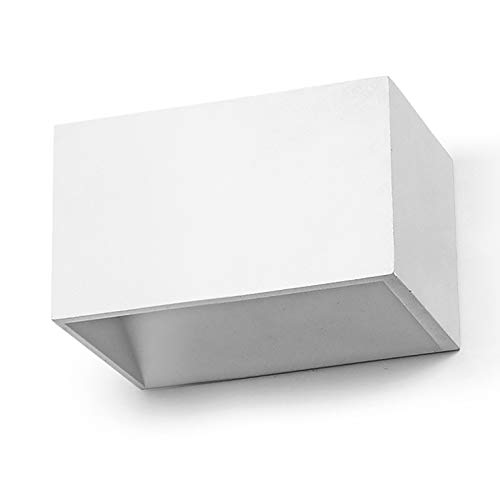Preisvergleich Produktbild EXO Lighting - Rechteckige Wandleuchte RETT weiße LED Länge 12cm