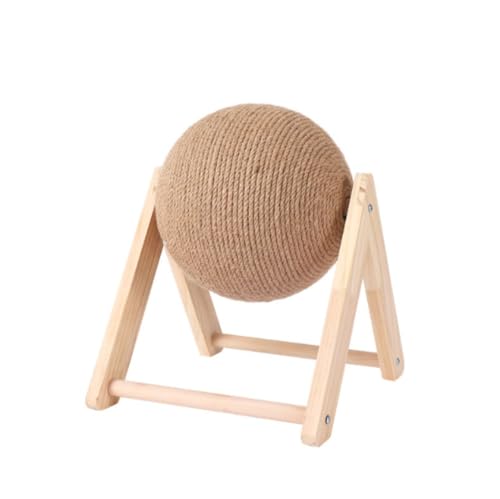 猫爪とぎ 仙人球 サボテン 爪研ぎ 爪みがき 猫おもちゃ つめ磨き器 球形 天然麻ひも ストレス解消 運動不足解消 可愛い 麻縄 (V型,大きい)