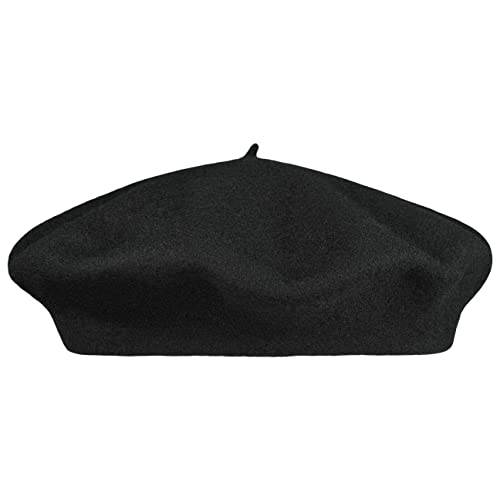 Lipodo Basque Beret Women/Men Black 7 3/4