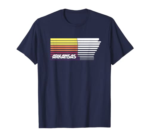 Arkansas Retro Vintage Classic Style AR Gráfico Camiseta