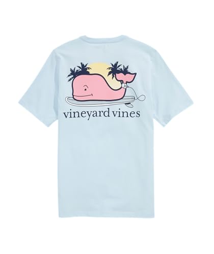 vineyard vines Boys' Surf Whale Short-Sleeve Pocket Tee