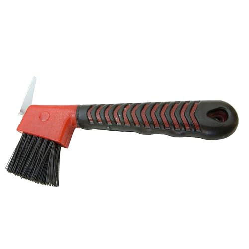 Escova para Escolher Cascos de Cavalo, Cabo Ergonômico, Escova de Limpeza Multifuncional para Estábu