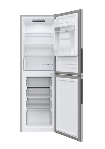 Hoover H-FRIDGE 300 Freestanding Fridge Freezer 50/50 with Water Dispenser, 2 Doors, Low Frost Technology, E Class, 246L Total Capacity, Internal Display, Silver, 54.5x55x176 cm - HOCT3L517EWSK-1 - Image 3