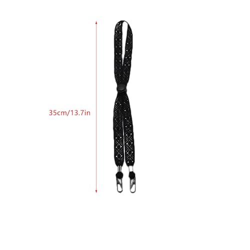 2 Pack Cuerdas Antiviento Ajustables para Sombreros miniatura 2