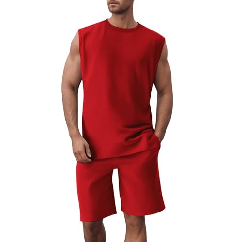 Ensemble d'été en tricot homme pour éviter la chaleur avec style en taille XL