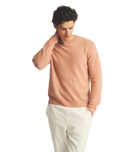 Men's Lightweight Reversible Cashmere Crewneck Sweater