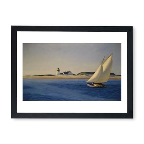 Edward Hopper poster encadré idéal pour sublimer la décoration d'un salon