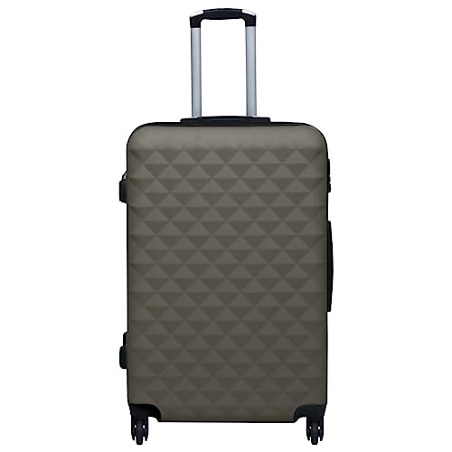 Hardcase Trolley Set 2-Piece with Security Lock, Lightweight and Durable Design, Anthracite, ABS Material2