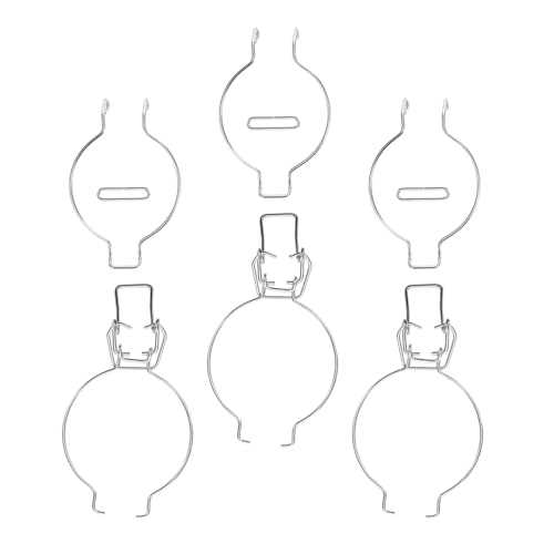 Cabilock 3 Hebillas De Alambre De Acero Inoxidable Cierre Metálico Clips para Tarros Mason Abrazaderas De Repuesto para Tarros De Cristal Accesorios De Sellado