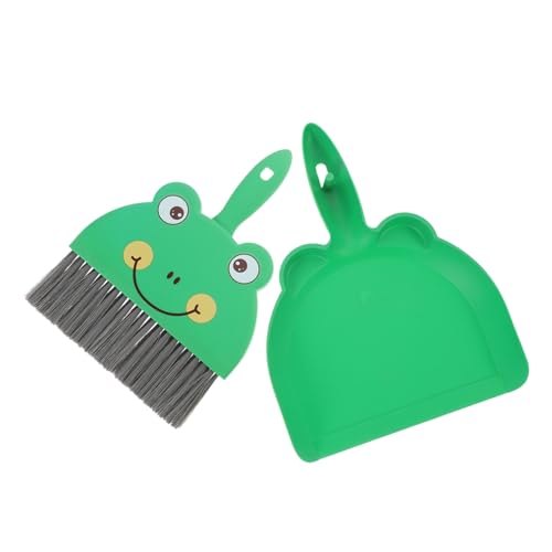 HAMPPLIES 1set Mini Scopa e Paletta per Pulizia da Tavolo Utensile Compatto per Ufficio e Casa Ottimo per Auto e Ambienti Ristretti Facile da Usare e Riporre
