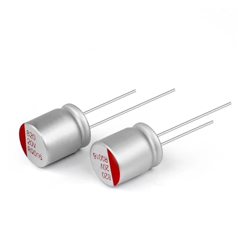 TSIOHKBS 20Pcs Solid Capacitor Motherboard Low 16V470UF 6.3x12mm Graphics Card CPU Fixed Capacitor 105?/2000Hours