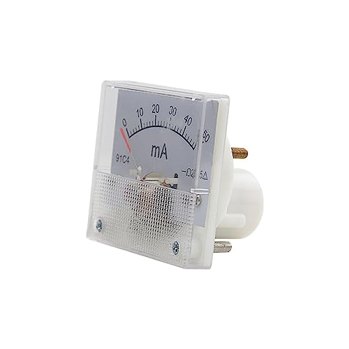 Ampèremètre DC analogique 100mA MOBYAT 91C4 compteur de courant à pointeur mécanique