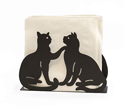 Mango Steam Porte-Serviettes (Chat, Noir)
