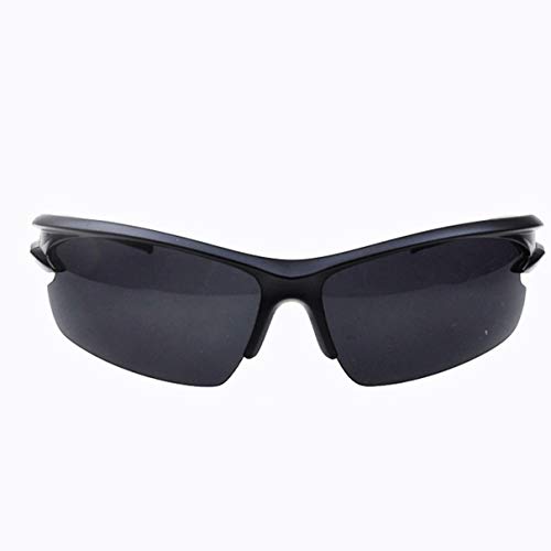 Preisvergleich Produktbild Explosionsgeschützte Sonnenbrille Außenreitbrille Batterie Auto Fahrrad Motorrad Sonnenbrille Herren Sonnenbrille - Schwarzer Rahmen Vollgrau