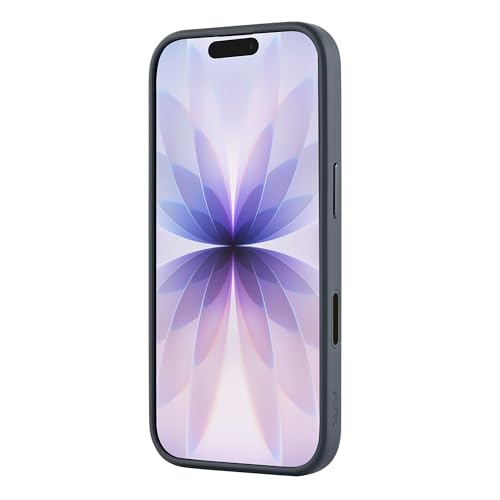Image of TEKNE Hybrid Frost Matte Polycarbonate Case for iPhone 17 | MagSafe Compatible | 6ft Drop Protection | Anti-Fingerprint | Shockproof Corners | Ultra Slim Back Cover (Black)