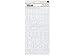 American Crafts Thickers Glitter Chipboard Numbers Stickers, Sprinkles White