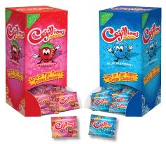 Cajillions Blue raspberry Changemaker Chewy Candy, 0.28 Ounce - 120 Count Display Box