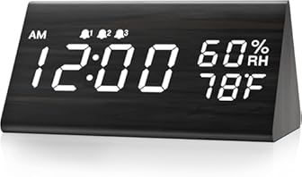 Wooden Digital Led Alarm Clocks product image