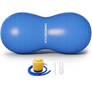 STOROMO Peanut Ball,Peanut Exercise Ball,Yoga Ball,Pregnancy Ball,Peanut Stability Ball,for Kids Therapy,Labor Birthing…