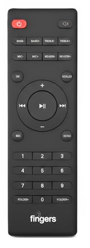 Image of K2 Remotes Compatible for Finger Home Theatre & Sound Bar Remote Controller Works for Octane- 200 Octane-100 Octane-WM65 | Please Match with Your Old Remote