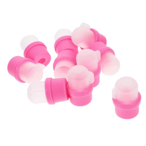 SOESFOUFU Nail Soaker Cup Gel Remover Wrap Tool 20pcs Nail Art Soak off Caps for Travel