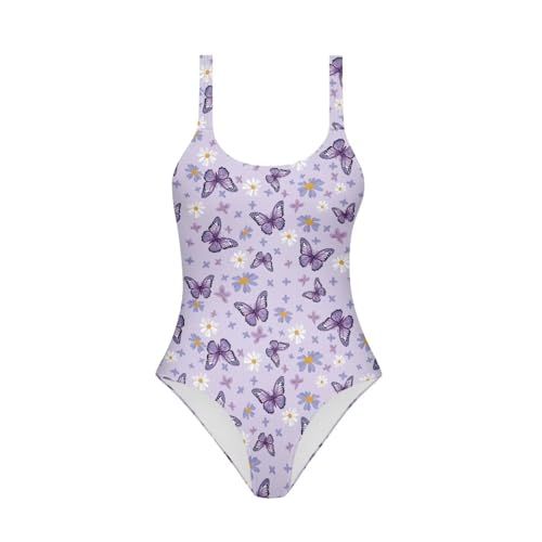 Image of Girls One Piece Swimsuit Beach Sport Athletic Bathing Suits Quick Dry Summer Hawaiian Swimwear for Teens Size 7-20
