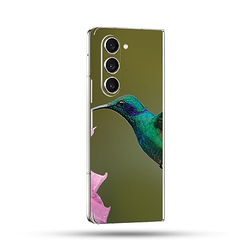 Image of MightySkins Skin Compatible with Samsung Galaxy Z Fold 5 Full Wrap - Hummingbird | Protective, Durable, and Unique Vinyl Decal wrap Cover | Easy to Apply, Remove, and Change Styles | Made in The USA
