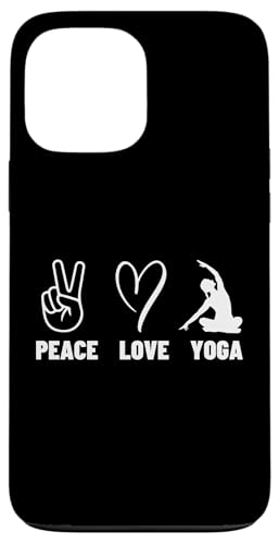 Peace Love Yoga Proud Women���K�C���X�g���N�^�[ �X�}�z�P�[�X iPhone 13 Pro Max �p