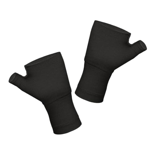 Ciieeo 1 Pair Elastic Wrist Compression Sleeve for Men and Women Breathable Thumb Support Gloves for Climbing Cycling and Sports Activities