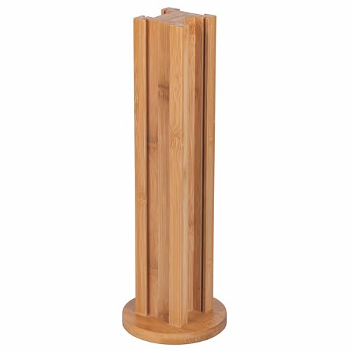 GALILEO Porta capsule caffè in bambù, 4 alloggi, Ø11x32,5cm, SìChef