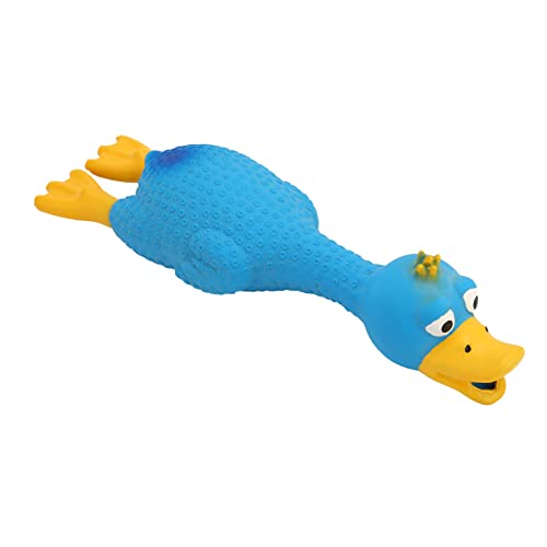 QANYEGN Duck Squeaky Toys, Latex Squeaky Duck Toy, Interactive Play Pet Squeaky Duck Toy for Medium Small Dogs Pet Chew Toy