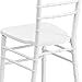 Flash Furniture Hercules Series Chiavari Chair for Formal Events and Banquets, Commercial/Residential All-Occasion Event Chair, White