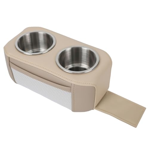 Pontoon Cup Holders for Boat Boat Cup Holders for Drinks Marine Boat Pontoon Double Drink Holder with Side Pocket Must Have Boat Accessories for Pontoon Boat Sofa RV Couch Golf Cart