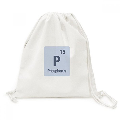 Toile Drawstring Backpack P phosphore avec cordon de serrage pour voyage