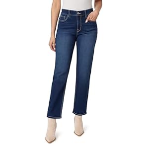 Angels Forever Young Women’s 360 Sculpt Mid-Rise Straight Ankle Jeans