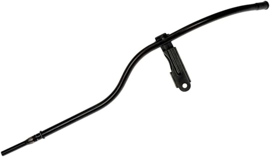 CarLights360 For Ford Escape 2004-2012 Engine Oil Dipstick Tube | Steel Material | Black Color | With Mounting Bracket | Replacement For 3M4Z6754AB
