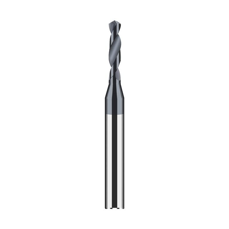 1pcs 4mm Shank Carbide Alloy Twist Drill Bit - 50mm Length for CNC Machines, HRC 60, Precision Metal Drilling(D1.6X10XD4X50L)