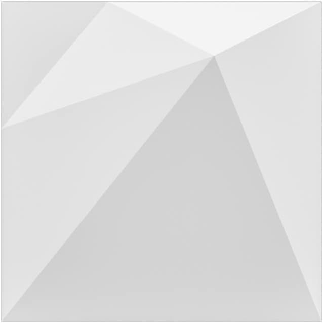 Miniatura 2 de Azulejos decorativos 3D Penta Design, sistema de paneles de decoración de pared, paquete de 30 unidades (blanco)