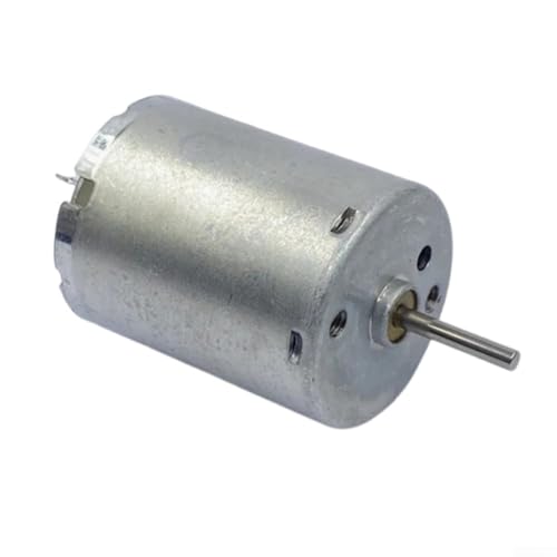 Upfasixy Moteur électrique RF-370CA 24 mm DC 6 V 9 V 12 V haute vitesse 12 000 tr/min pour projets électroniques de bricolage, modèles à énergie solaire, remplacement de moteur de jouet et