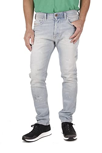 Diesel Tepphar R80K1 Jean slim Carrot pour homme, bleu clair, 30W x 30L