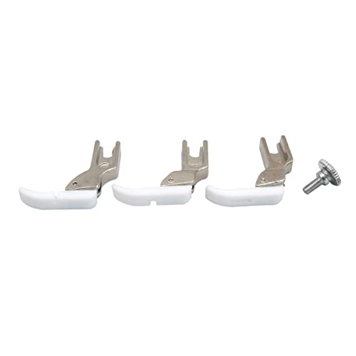 Set de 3 Pies para Máquina de Coser Zipper High Shank miniatura 2