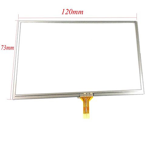 Transparent Colore Nuovo di Zecca 5 Centimetro Touch Screen del digitizer La Sostituzione per Garmin Nuvi 1490 1490T 1490TV AT050TN33 AT050TN34