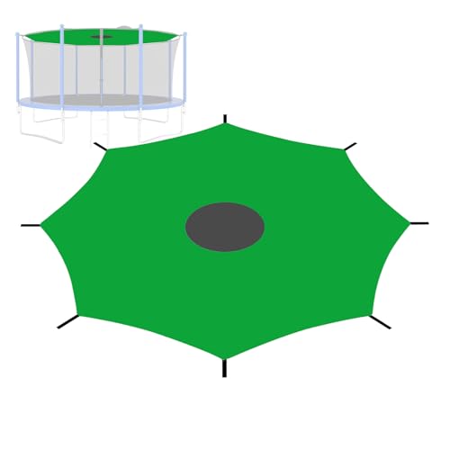 Trampoline Shade Cover, Outdoor Trampoline Cover for 6/8 Poles Straight Pole, Trampoline Sun Protection Trampoline Sun Shade Cove for Outdoor Backyard Playground
