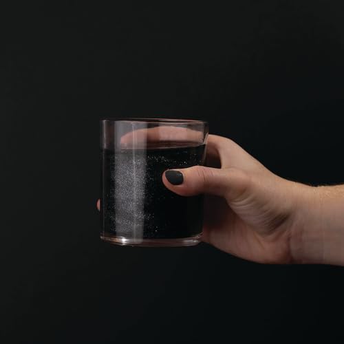 Image of Art of Sucre Black Cotton Drink Candy Glitter Bombs, Edible Glitter, Drop into Drinks, 4 Pieces