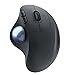 Produktbild LIUCHEN Maus2.4Ghz Wireless Trackball Maus Ergonomische Vertikale Professionelle Zeichnungsmäuse Für Win10/8/7,M575 Schwarz,