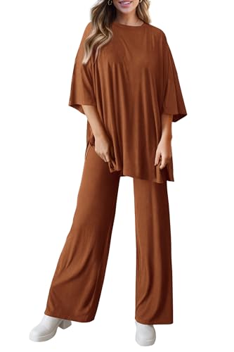 PRETTYGARDEN Two Piece Sets For Women Summer Fashion Lounge Matching Set 2025 Travel Vacation Airport Outfits Clothing