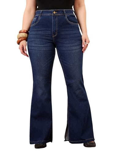 Image of Miss Chase A+ Women's Bootcut High Rise Regular Stretchable Denim Jeans