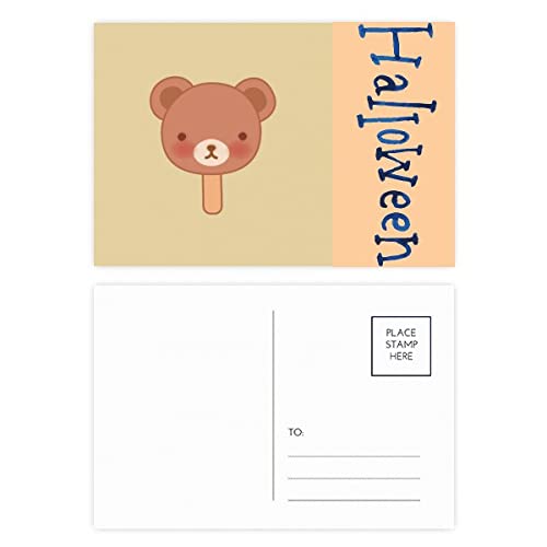 Cartes postales de remerciement ours et glace lot de 20 pièces pour message